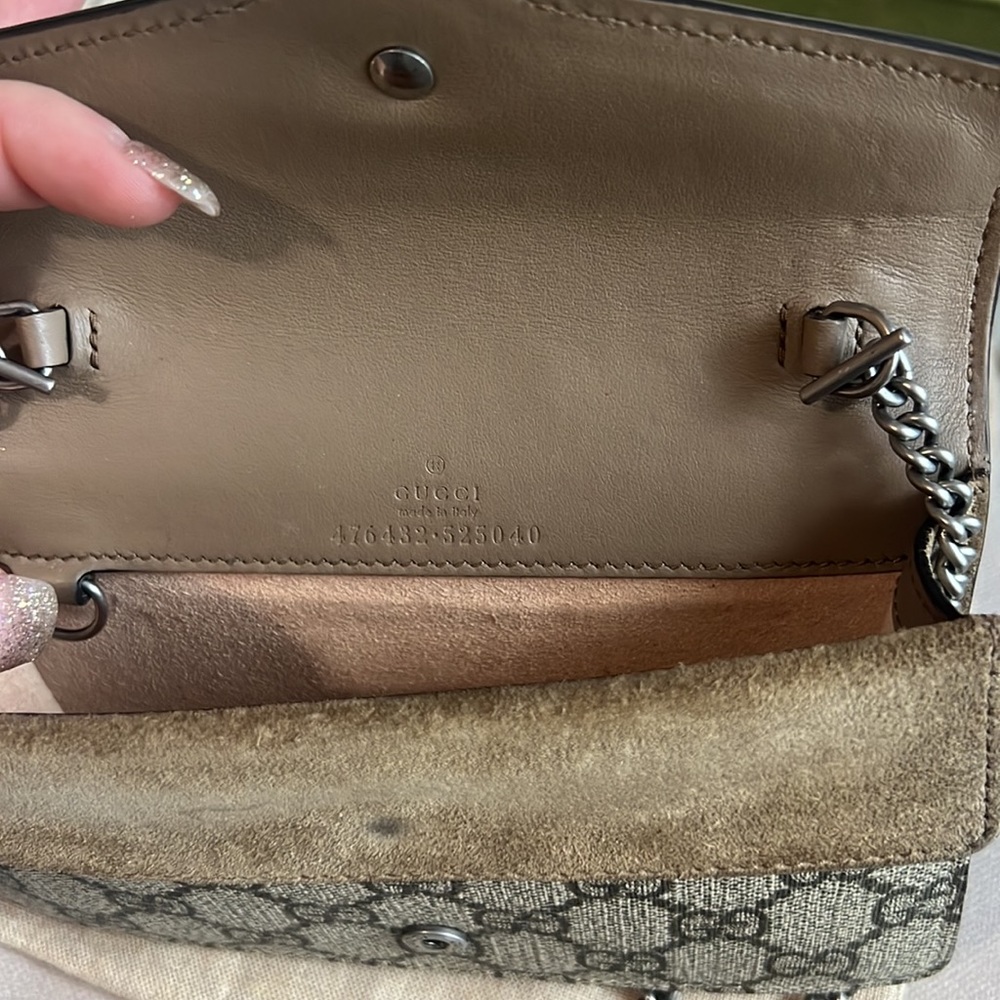 Gucci Mini Bag in Beige and Silver - Picture 7 of 9